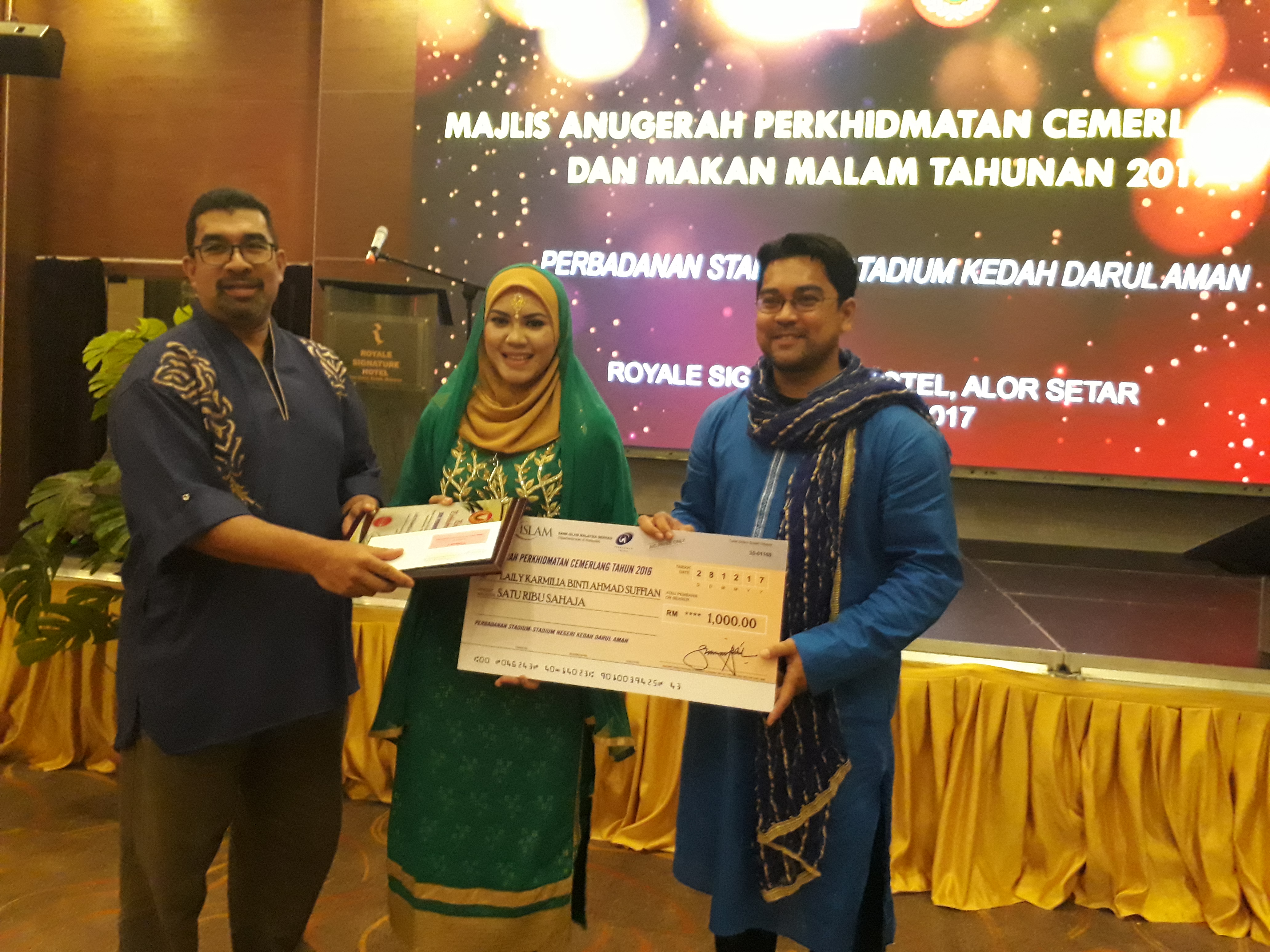 Majlis Anugerah Perkhidmatan Cemerlang Apc 2016 Perbadanan Stadium Negeri Kedah